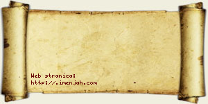 Jana Cvijanović vizit kartica